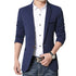 Slim Fit Men's Casual Blazer Business Suit Coat Gentleman Autumn Style